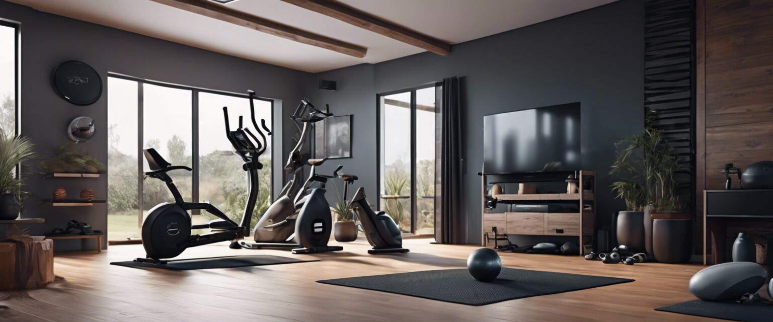 Smart home gym setup